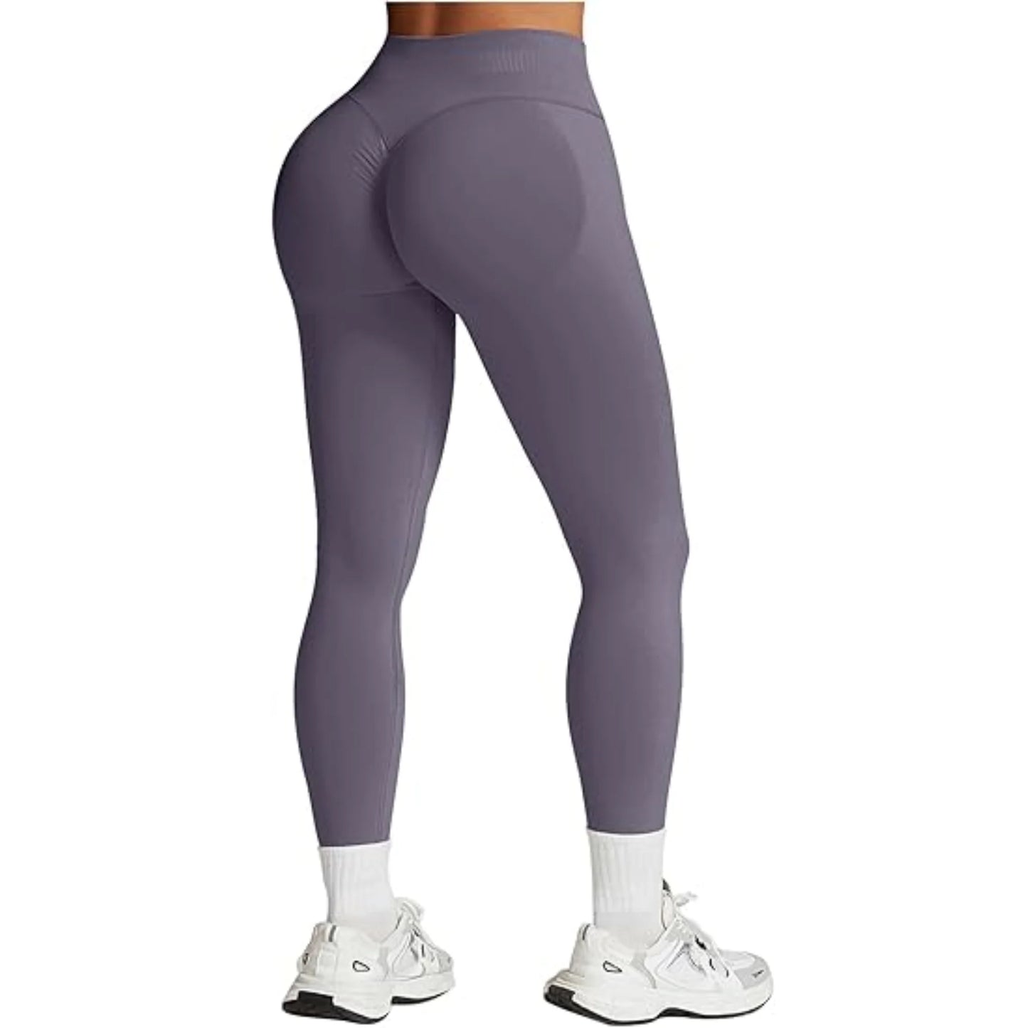 Seamless Women Solid Waist Yoga Pants Three-Section Waist Sexy Hip-Lifting Tight Sports Pants Fitness Exercise Yoga Pants