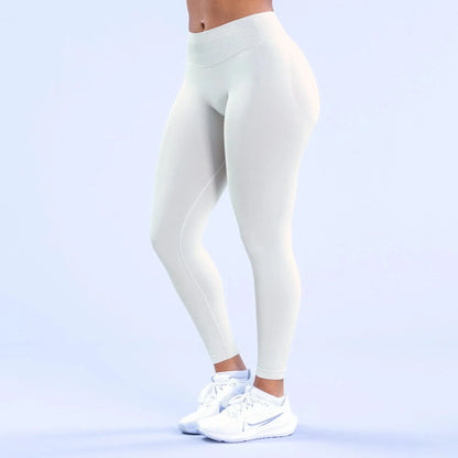 Seamless Women Solid Waist Yoga Pants Three-Section Waist Sexy Hip-Lifting Tight Sports Pants Fitness Exercise Yoga Pants