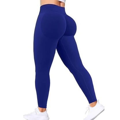 Seamless Women Solid Waist Yoga Pants Three-Section Waist Sexy Hip-Lifting Tight Sports Pants Fitness Exercise Yoga Pants