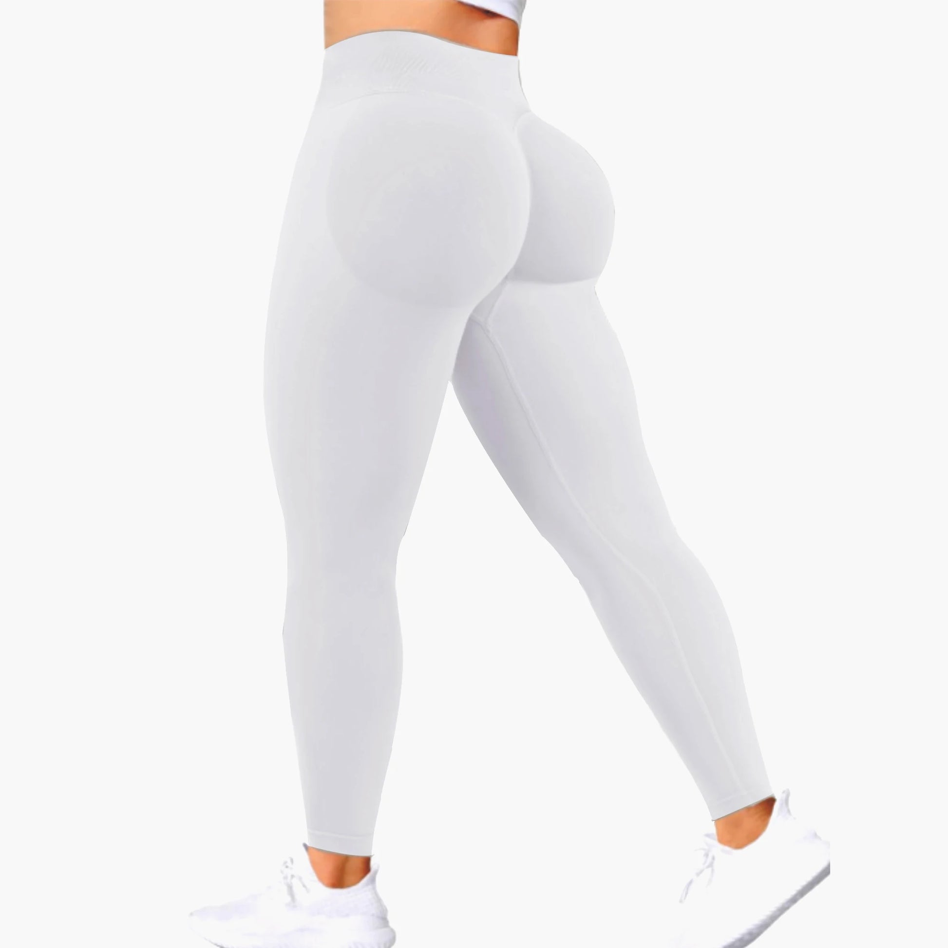 Seamless Women Solid Waist Yoga Pants Three-Section Waist Sexy Hip-Lifting Tight Sports Pants Fitness Exercise Yoga Pants